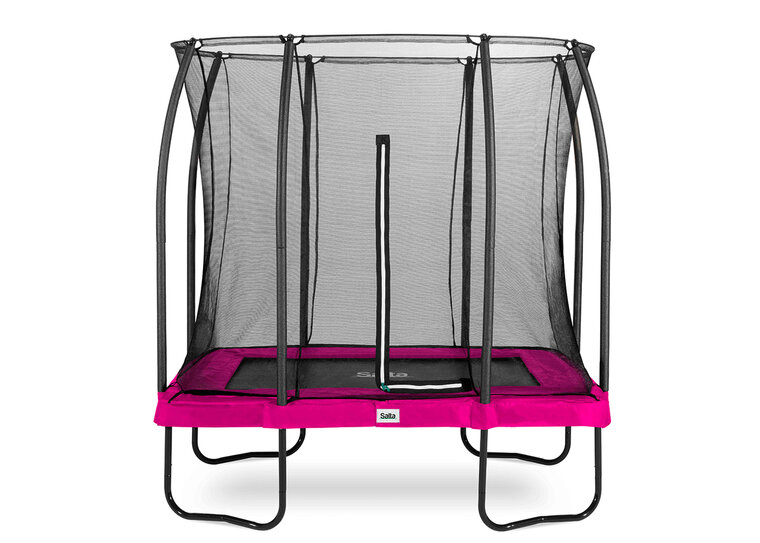 Trampoline Salta Comfort Edition - 214x153cm - Rechthoekig Roze