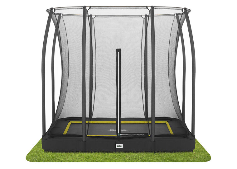 Trampoline Salta Comfort Edition Ground - 214x153cm - Rechthoekig Zwart