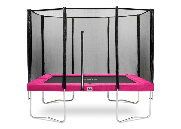 Trampoline Salta Combo - 214x153cm - Rechthoekig Roze