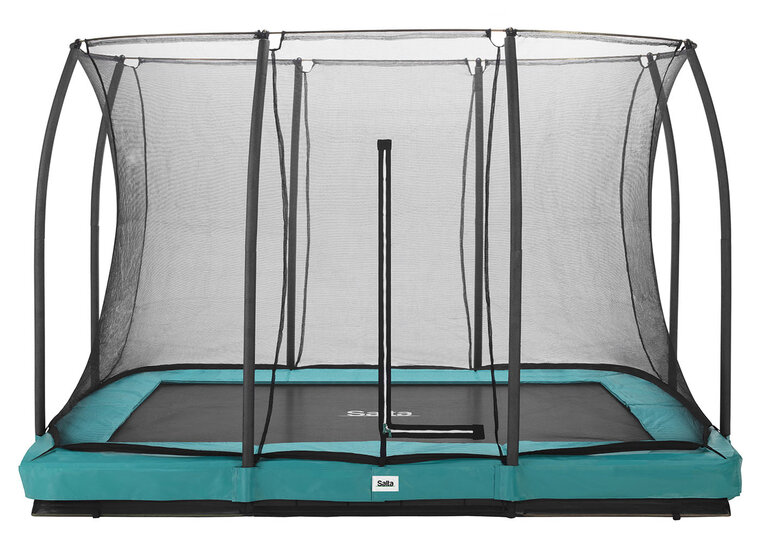 Trampoline Salta Comfort Edition Ground - 305x214cm - Rechthoekig Groen