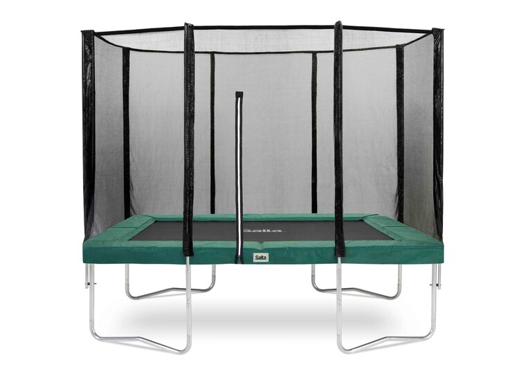 Trampoline Salta Combo - 305x214cm - Rechthoekig Groen