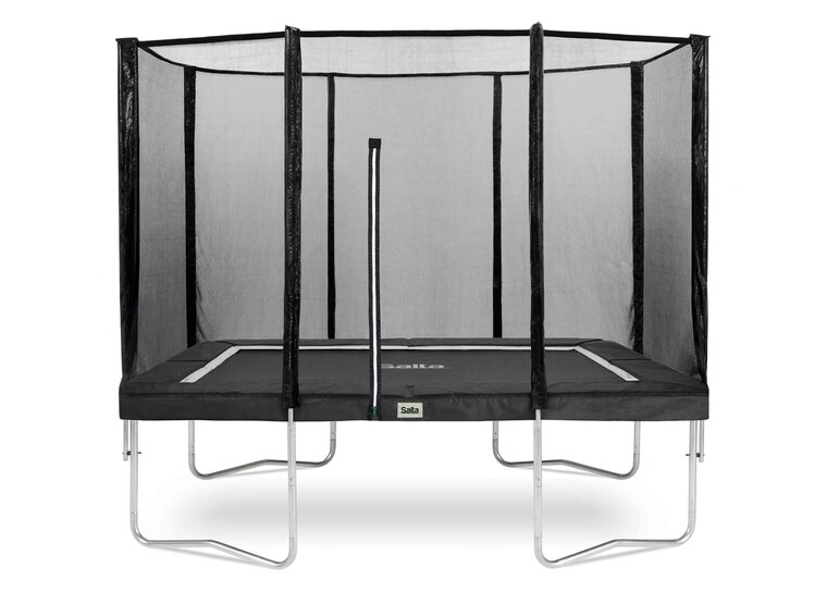 Trampoline Salta Combo - 305x214cm - Rechthoekig Zwart