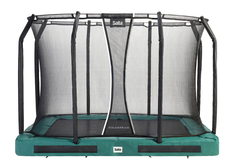 Trampoline Salta Premium Ground - 305x214cm - Rechthoekig Groen