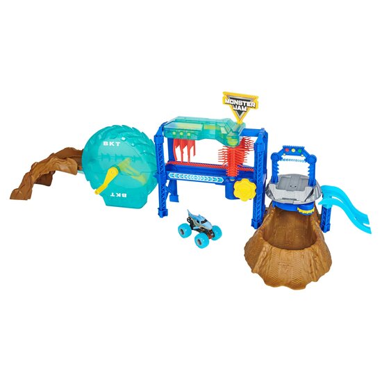 Monster Jam Power Wash Playset