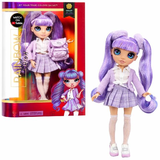 Rainbow High Junior High Fashion Violet Willow