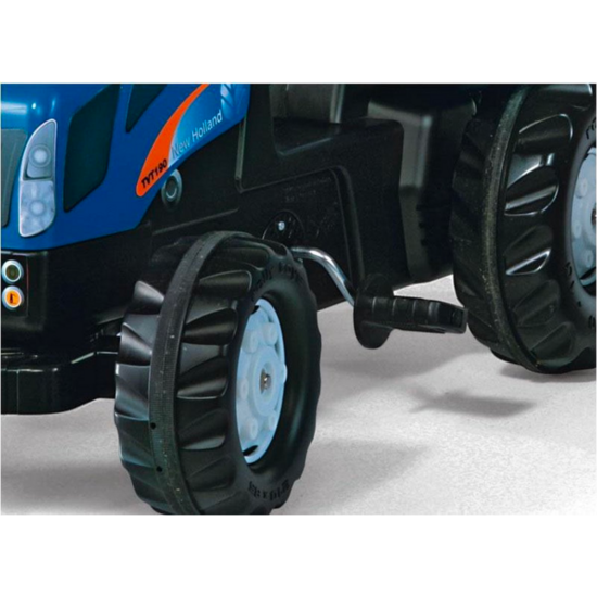 Rolly Toys Kid New Holland Traptrekker Met Aanhanger