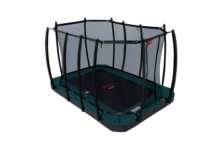 Avyna Trampoline FlatLevel 520x305 (352) met net | Groen