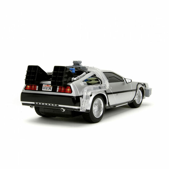 Jada Bestuurbare Auto Back to the Future RC Time Machine 1:16