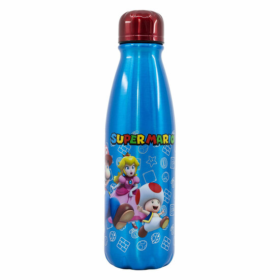 Drinkfles Aluminium Super Mario, 600ml