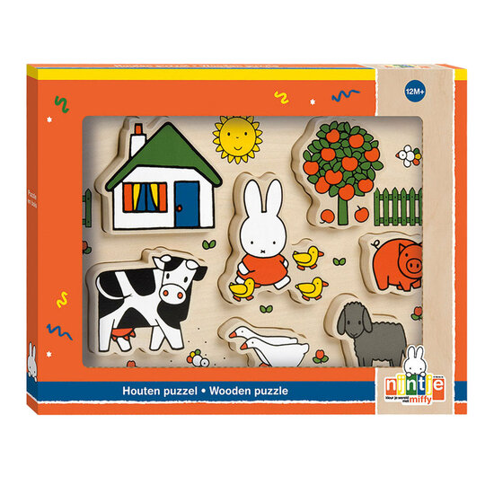 Houten Puzzel Nijntje Chunky, 7st.