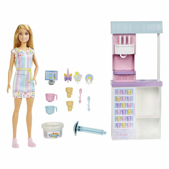 Barbie Ijskraam Winkel Speelset