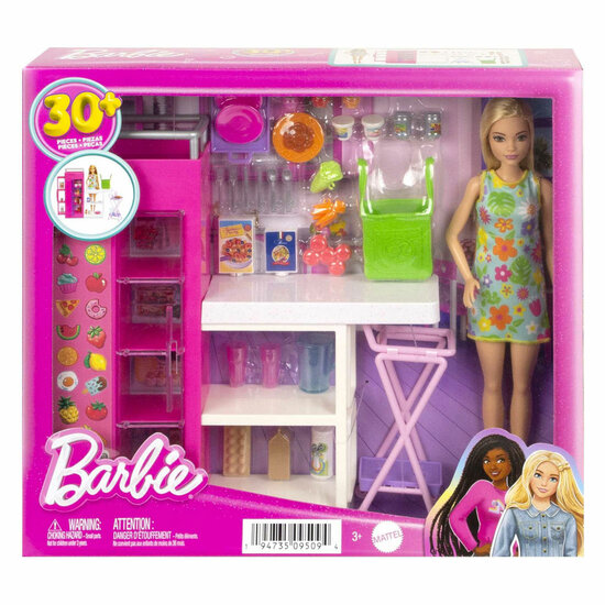 Barbie Pop met Droomkeuken Speelset