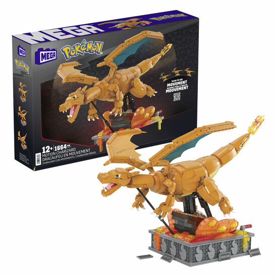 Mega Construx Pok&eacute;mon Bouwset Motion Charizard