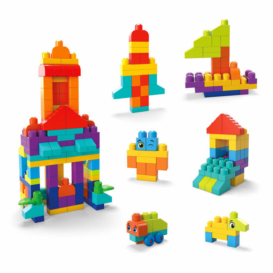 Mega Bloks - Bigger Building Bag Bouwblokken, 150dlg.