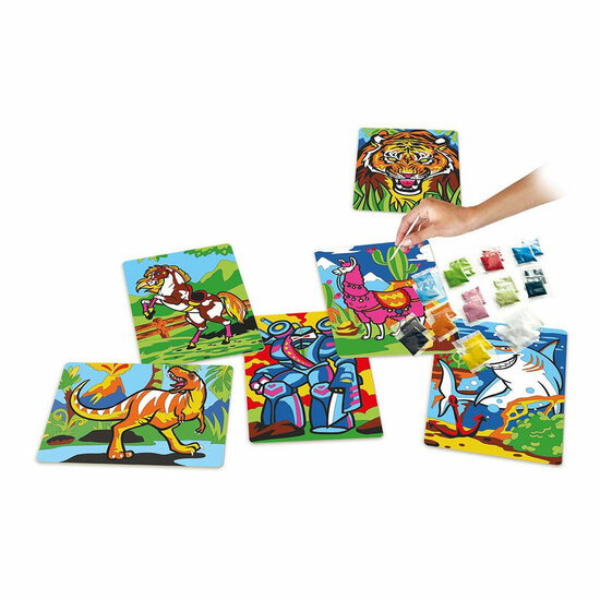 Zandkunst Knutselen Mega Pack (66 zakjes knutselzand)