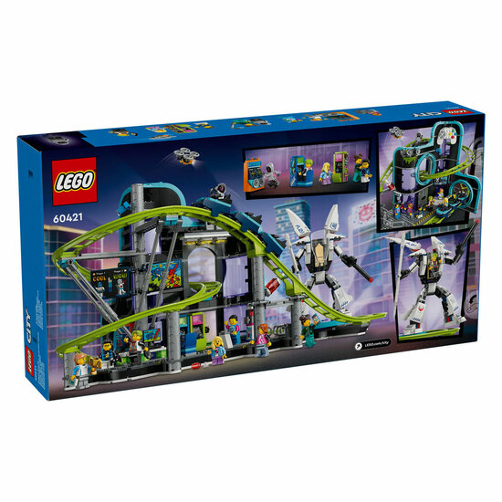 LEGO City 60421 Achtbaan in Robotwereld