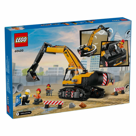 LEGO City 60420 Gele Graafmachine