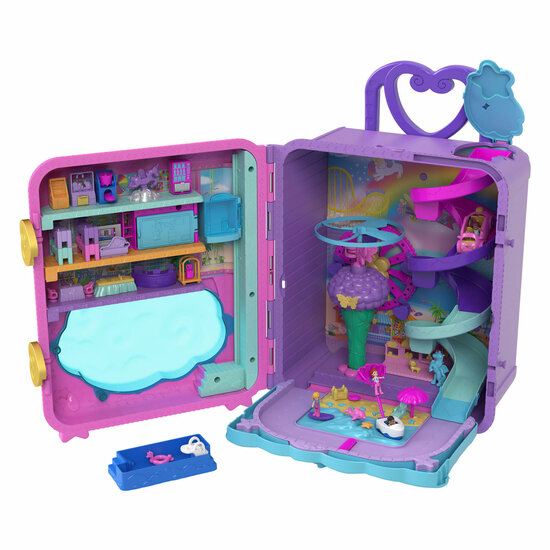 Polly Pocket Pollyville Resort Rolkoffer Speelset