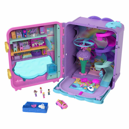 Polly Pocket Pollyville Resort Rolkoffer Speelset