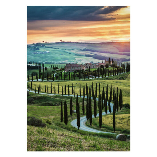 Legpuzzel Italian Landscapes Val D&#039;Orcia, Tuscany, 1000st.