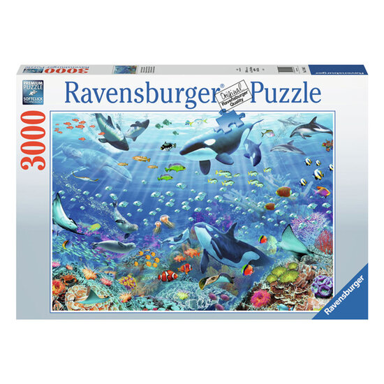 Legpuzzel Kleurrijke Onderwaterwereld, 3000st.