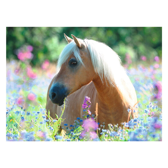 Legpuzzel XXL Paard Tussen de Bloemen, 300st.