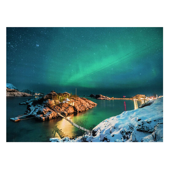 Legpuzzel Nordlichter Ub.Bergsfjord, 500st.