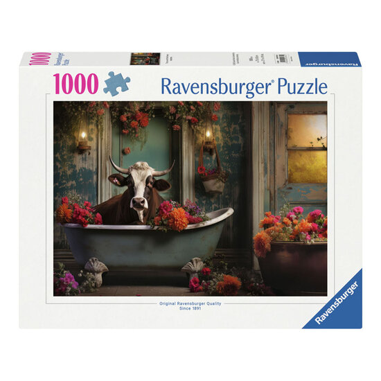 Legpuzzel The Cow in The Bathtub, 1000st.