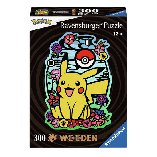 Houten Legpuzzel Pok&eacute;mon Pikachu, 300st.