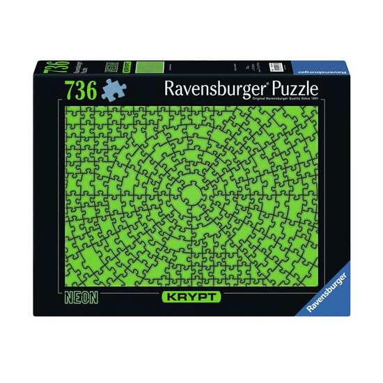 Legpuzzel Krypt Neon Green, 736st.