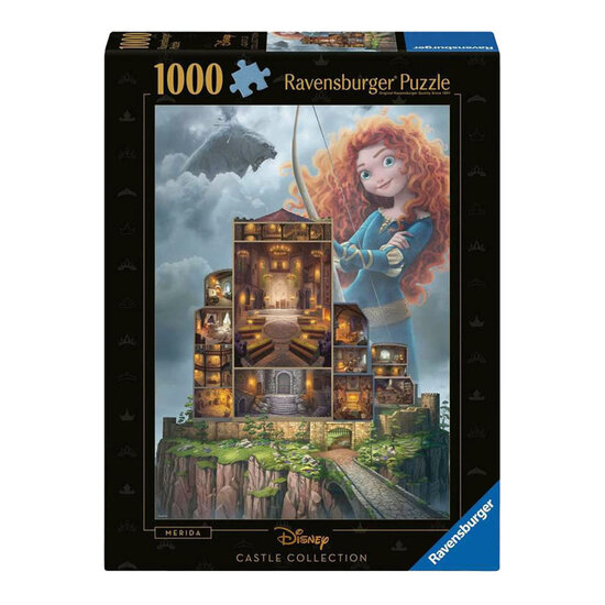 Legpuzzel Disney Castles Merida, 1000st.