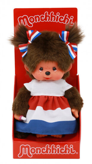 Monchhichi Meisje Nederlands (20cm)