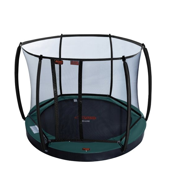 Avyna Trampoline FlatLevel &Oslash;305 met veiligheidsnet | Groen