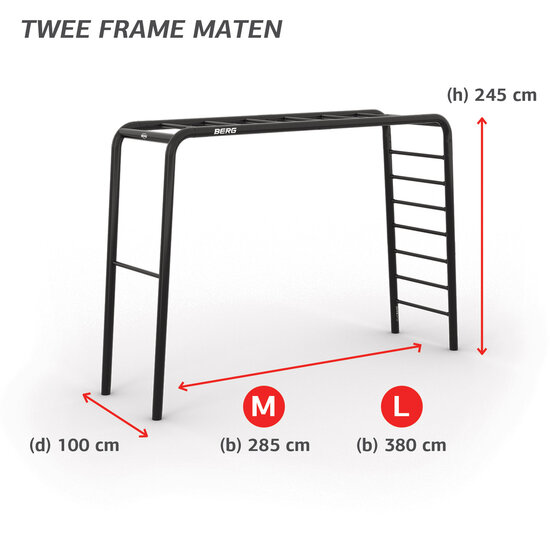 Berg Playbase 3-In-1 Medium Met 2 Rekstokken