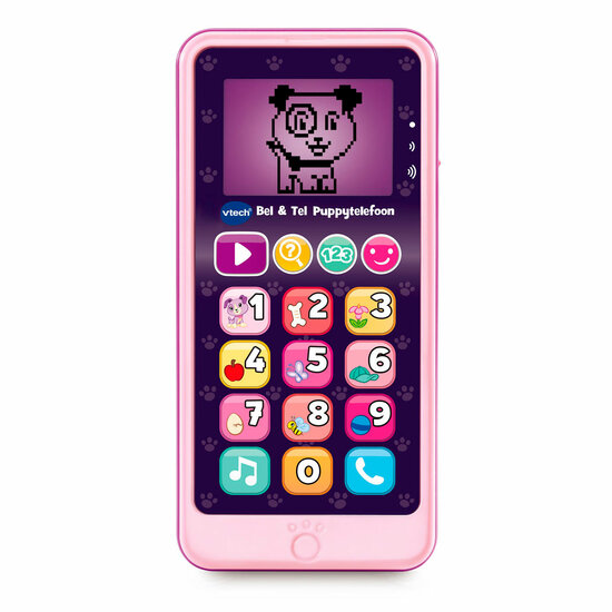 VTech Bel &amp; Tel Puppytelefoon Roze