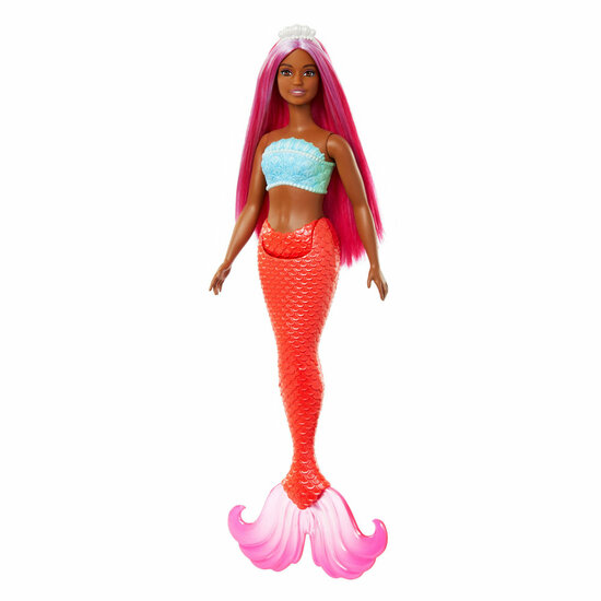 Barbie A Touch of Magic Modepop Zeemeermin Rood