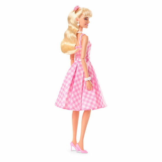 Barbie The Movie Pink Gingham Jurk Modepop