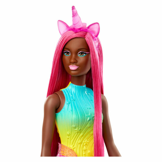 Barbie Modepop Zeemeermin met Lang Haar Roze