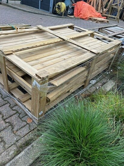 (2dekans)  Houten speelhuis Saloon Prestige Garden