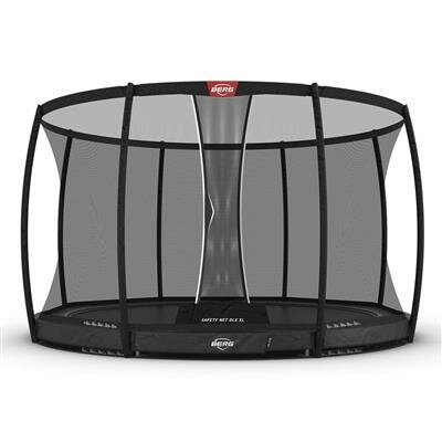 BERG Elite InGround 430 Grijs + Safety Net DLX XL