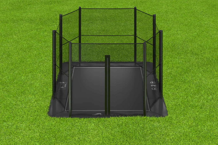 Trampoline AKROBAT PRIMUS FLAT 305x183 Zwart (Special edition)