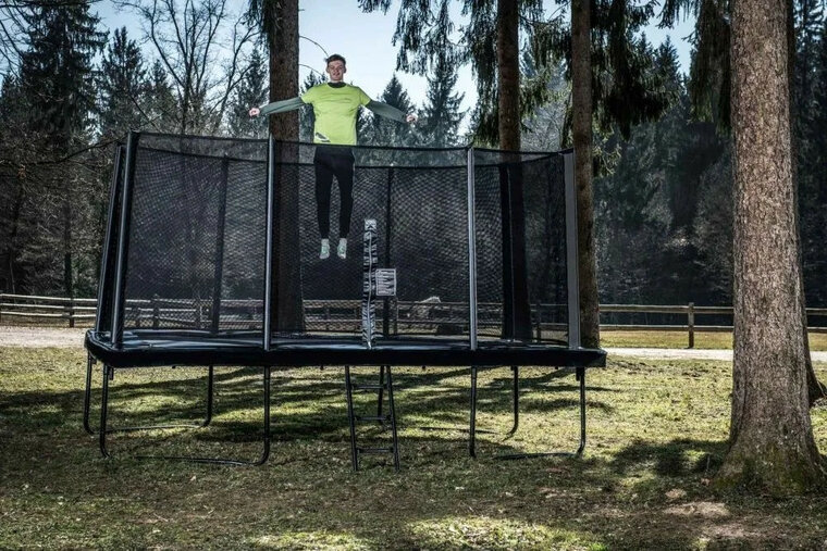 Trampoline AKROBAT PRIMUS CHALLENGER 335x244 (11x8ft) inclusief veiligheidsnet