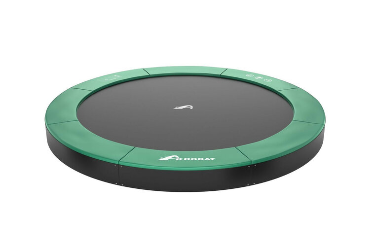 Trampoline AKROBAT ORBIT FLAT 365 (12ft) Green