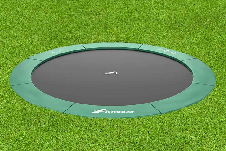 Trampoline AKROBAT ORBIT FLAT 365 (12ft) Green