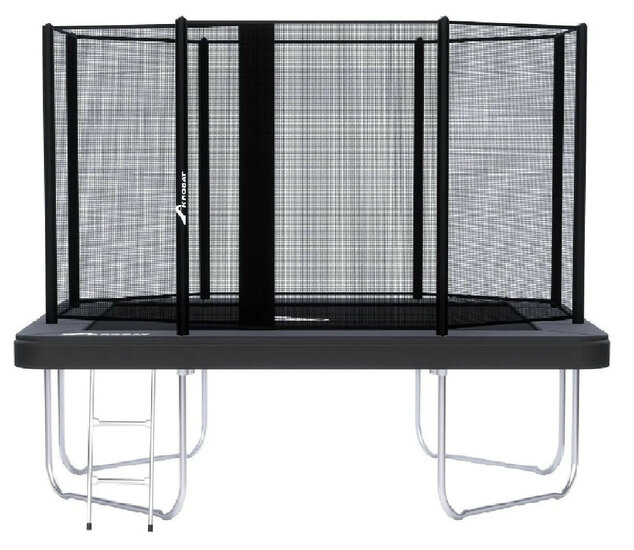 Trampoline AKROBAT ORBIT ABOVE 335x244 (11x8ft) Antraciet inclusief veiligheidsnet