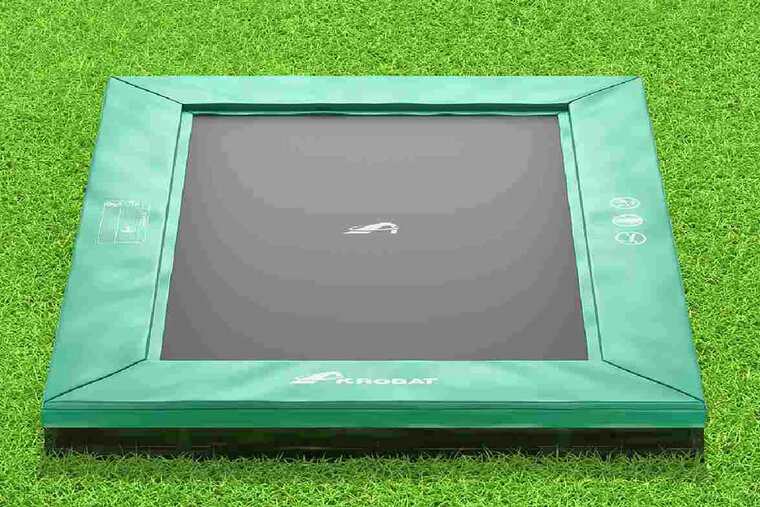 Trampoline AKROBAT PRIMUS INGROUND 335x244 (11x8ft) Green