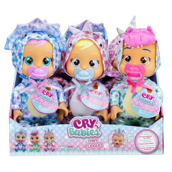 Cry Babies Tiny Cuddles Dinos Babypop