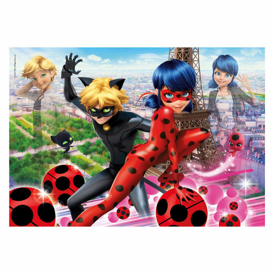 Clementoni Legpuzzel Super Color Miraculous Ladybug, 104st.