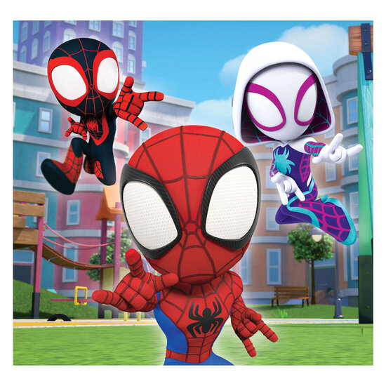 Clementoni Legpuzzel Super Color Vierkant Marvel Spidey and His Friends, 3x48st.