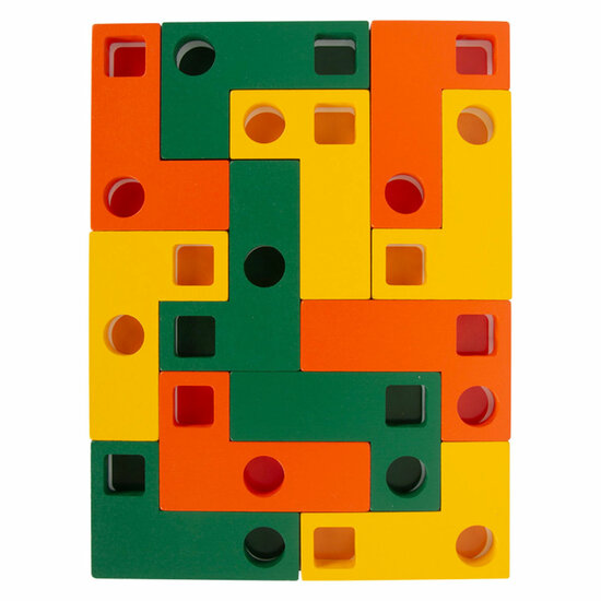 Small Foot  -  Houten Geometrische Vormenpuzzel